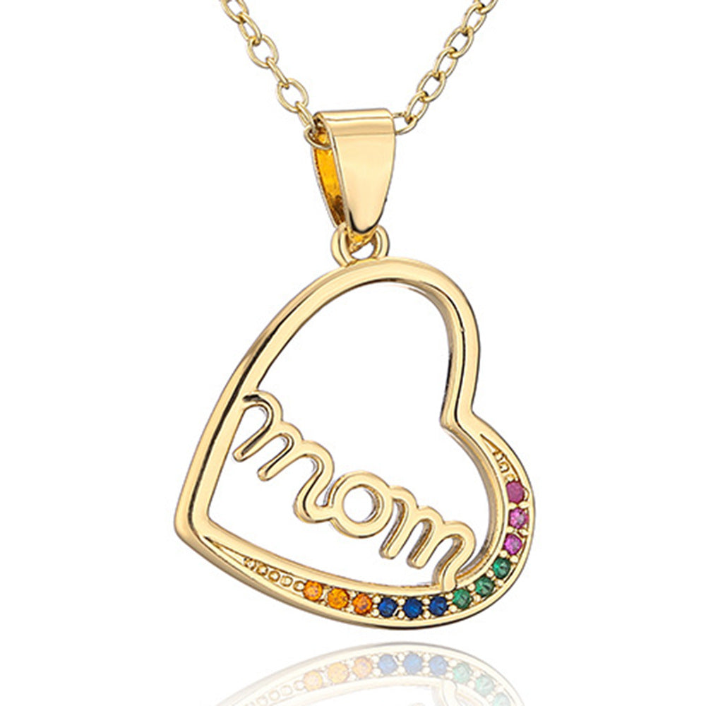 Wholesale Copper MAMA Love Mother's Day Pendant Necklace ACC-NE-AG004