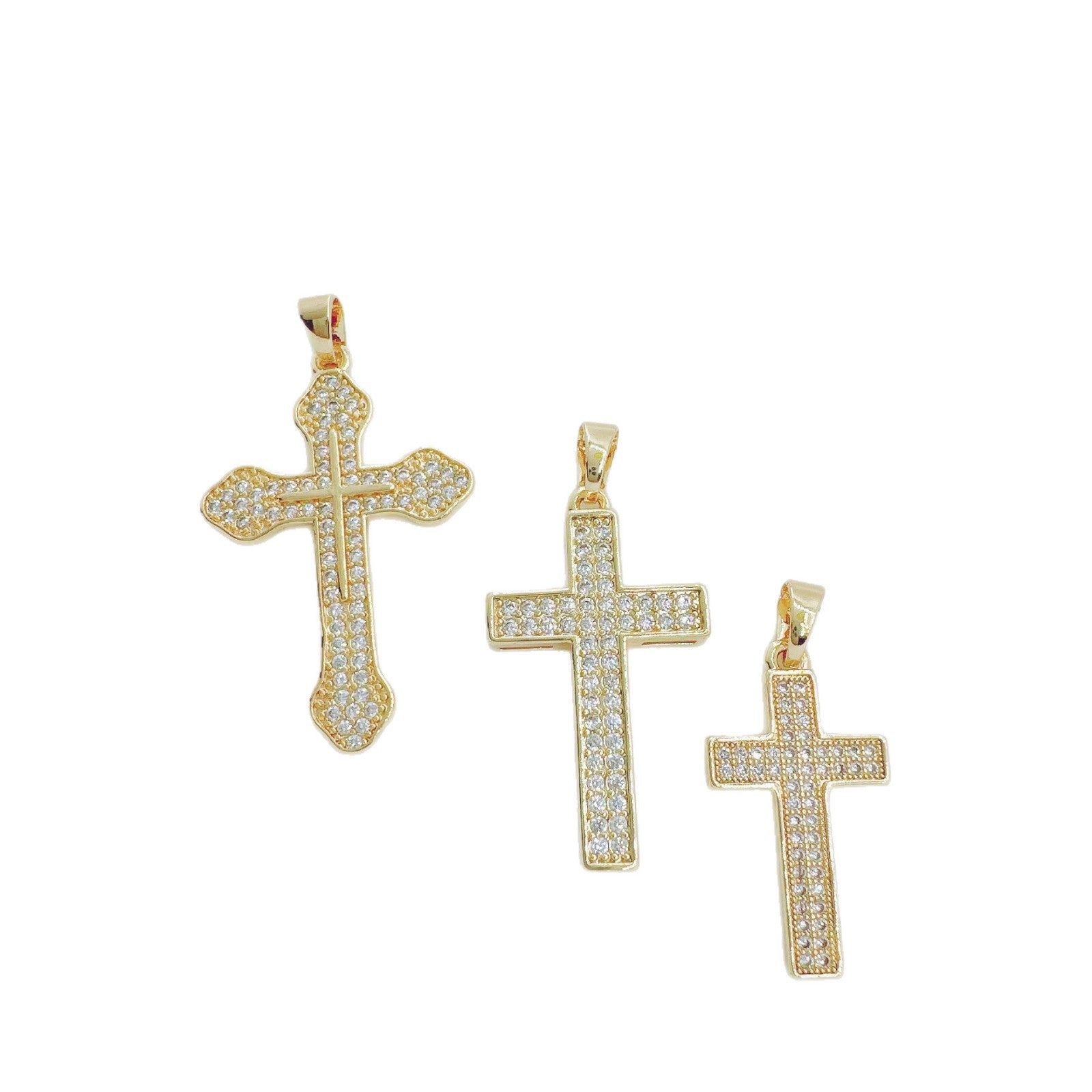Wholesale Gold-Plated Copper Pendant with Zircon,  Bag Charm for Women
