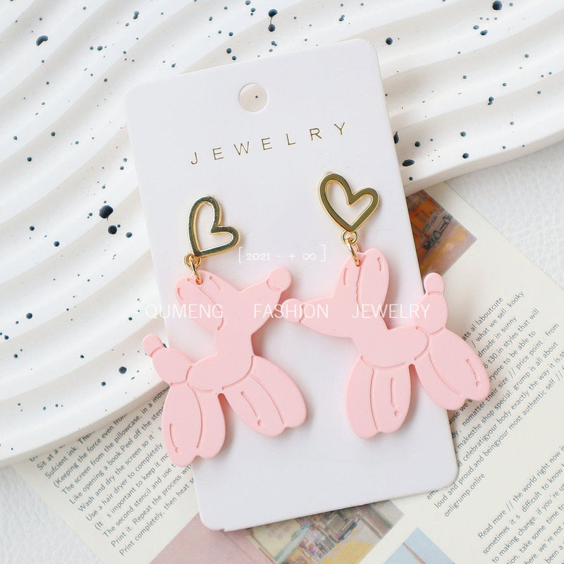 Wholesale Valentine's Day Acrylic Soft Ceramic Earrings