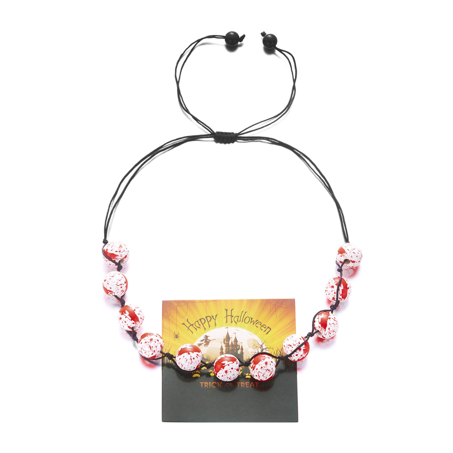 Wholesale Halloween beaded necklace tassel beads funny necklace