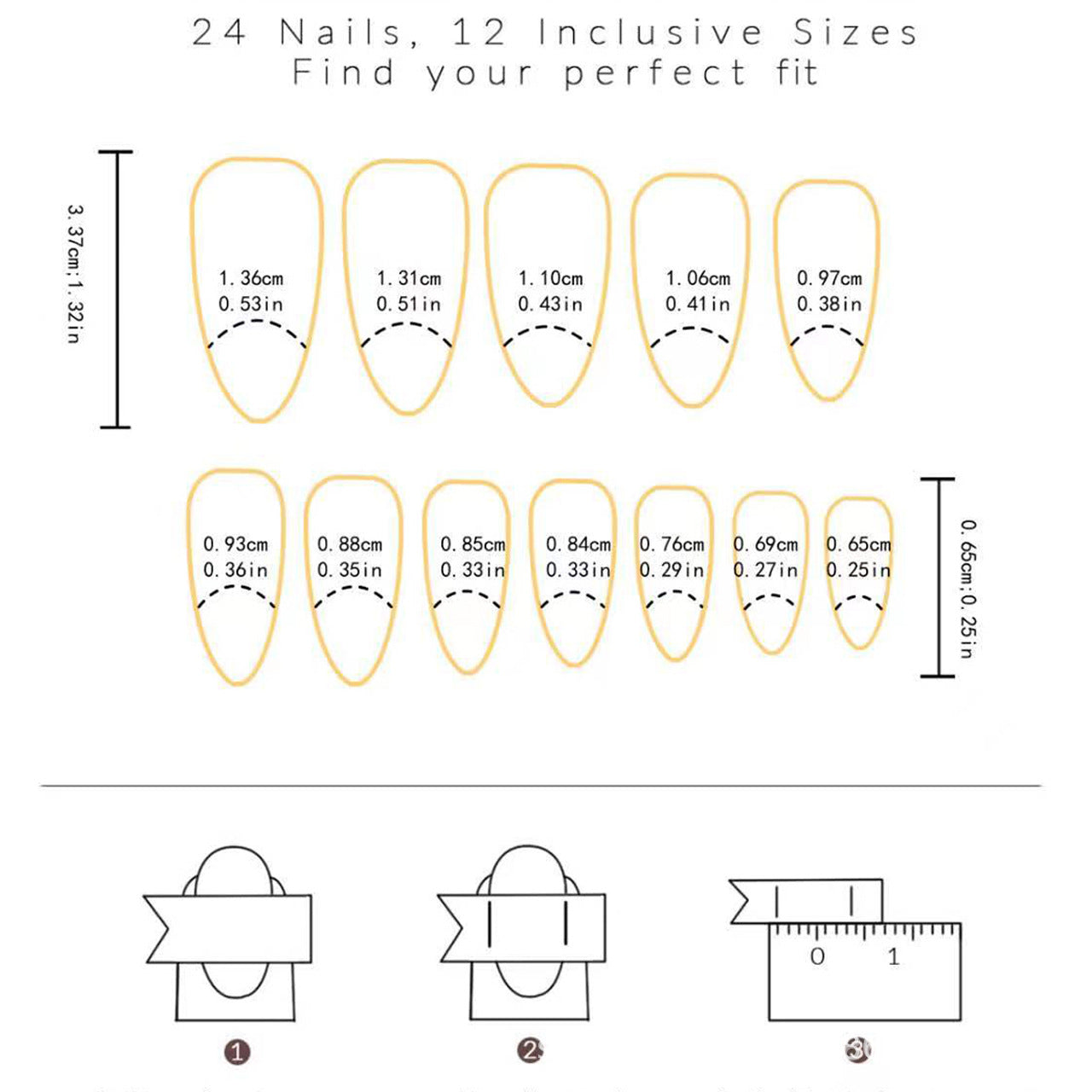 Wholesale 24 Pieces/box Press-on Nails Kits Nail Stickers ACC-NS-XingNai027