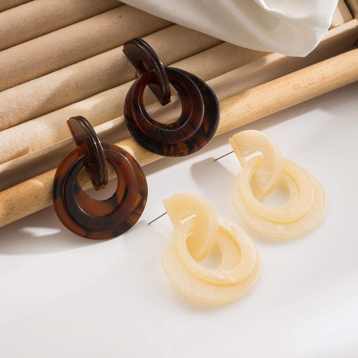 Wholesale retro simple  style all-match temperament trend earrings