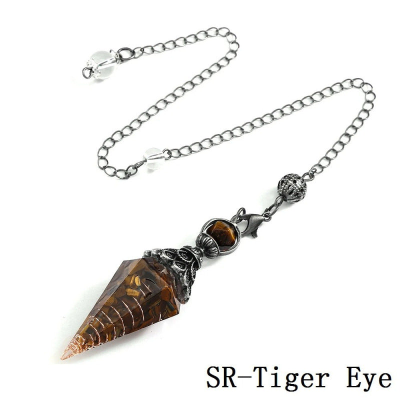 Wholesale Amethyst Crystal Hexagon Pendant Ancient Silver for DIY Jewelry Making Decorative Gift