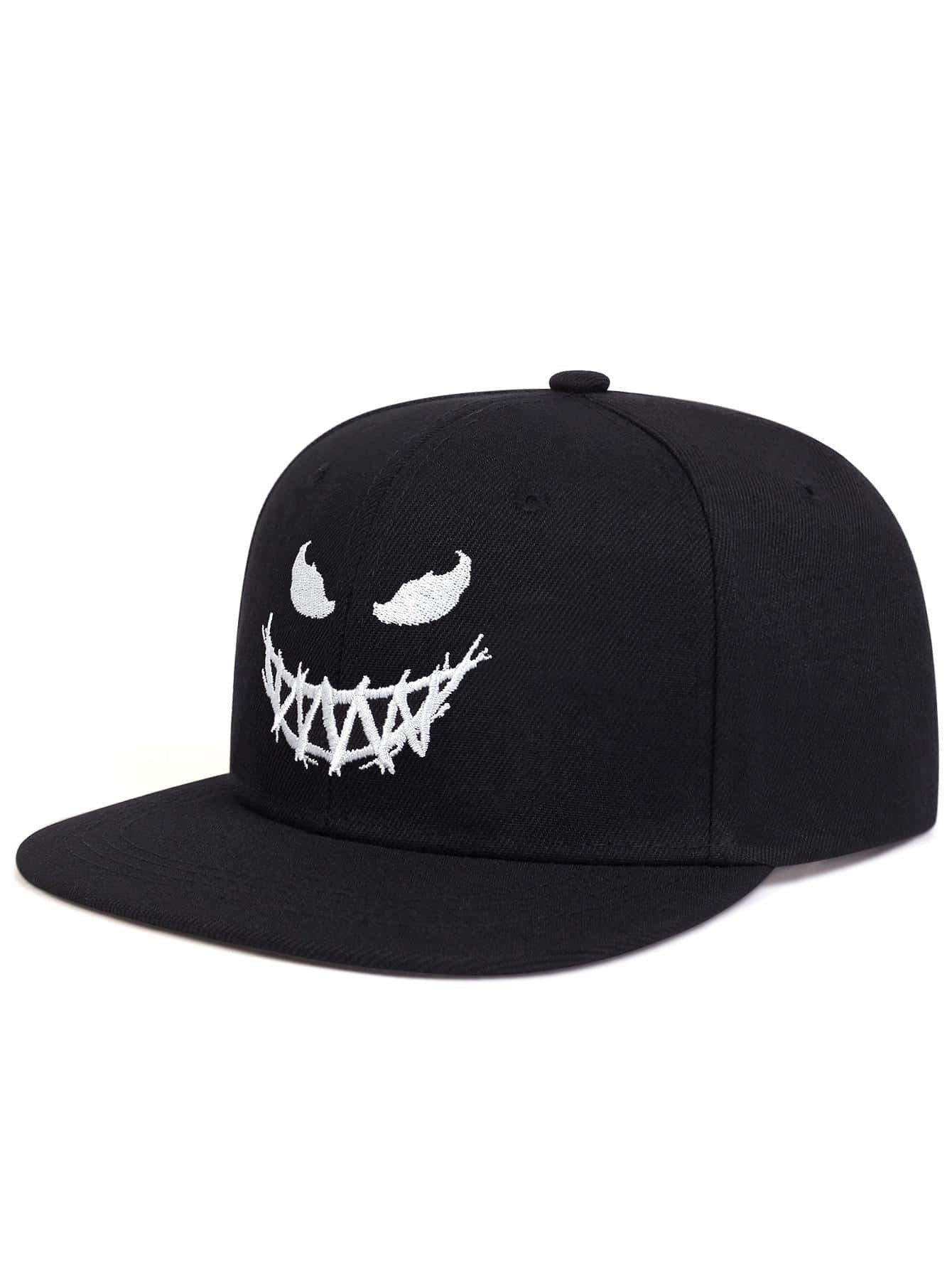 Wholesale Wide Brim Grinning Expression Baseball Cap Hat ACC-HT-KuBang008