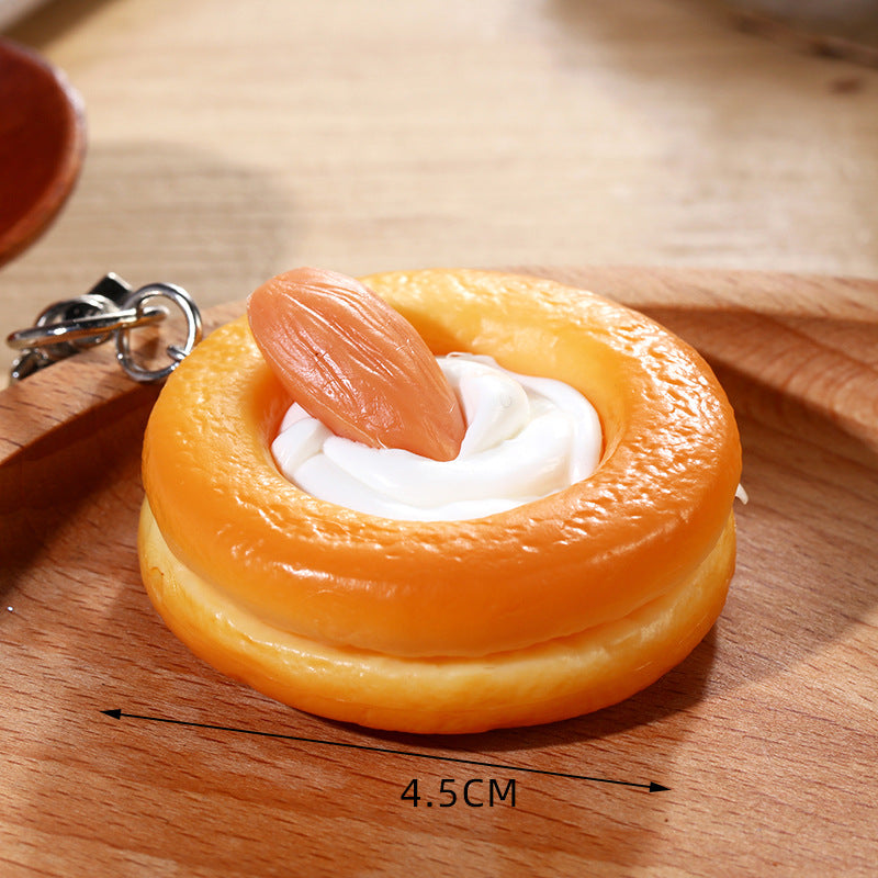 Wholesale Keychain accessories food ornaments keychains