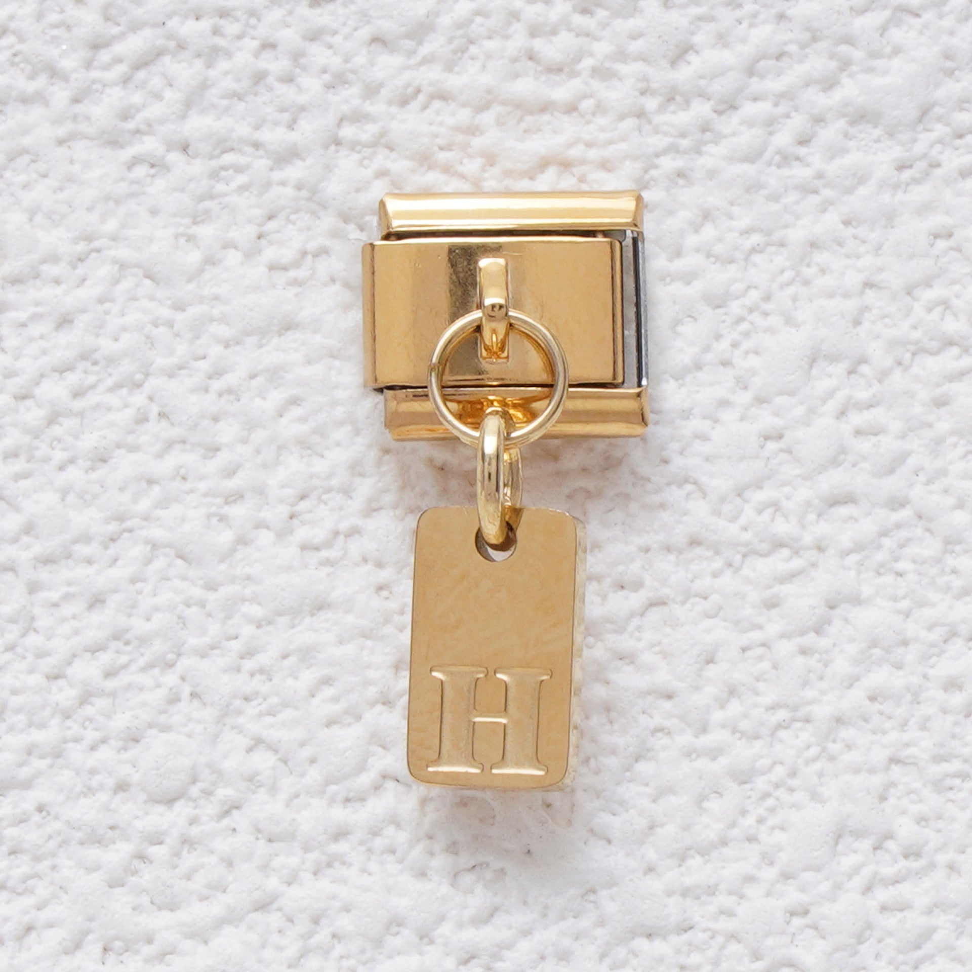 Wholesale 5pcs Italian Charm Bracelet 9mm DIY Splicing Letter Series Stainless Steel Composable Bracelet