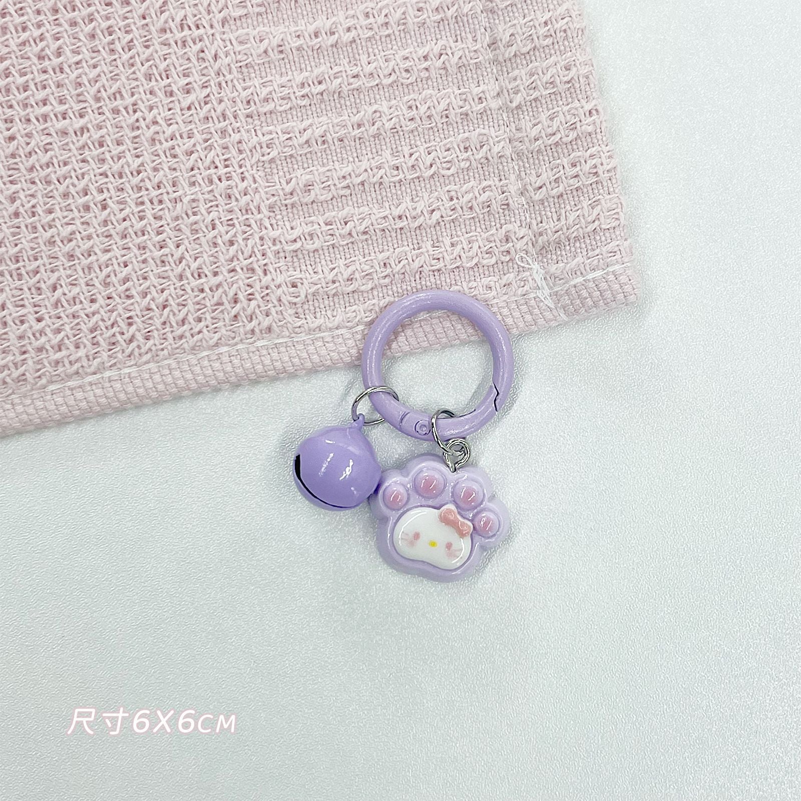 Wholesale Cute Cat Paw Keychain Bag Charm - Plastic Resin Gift for Friend