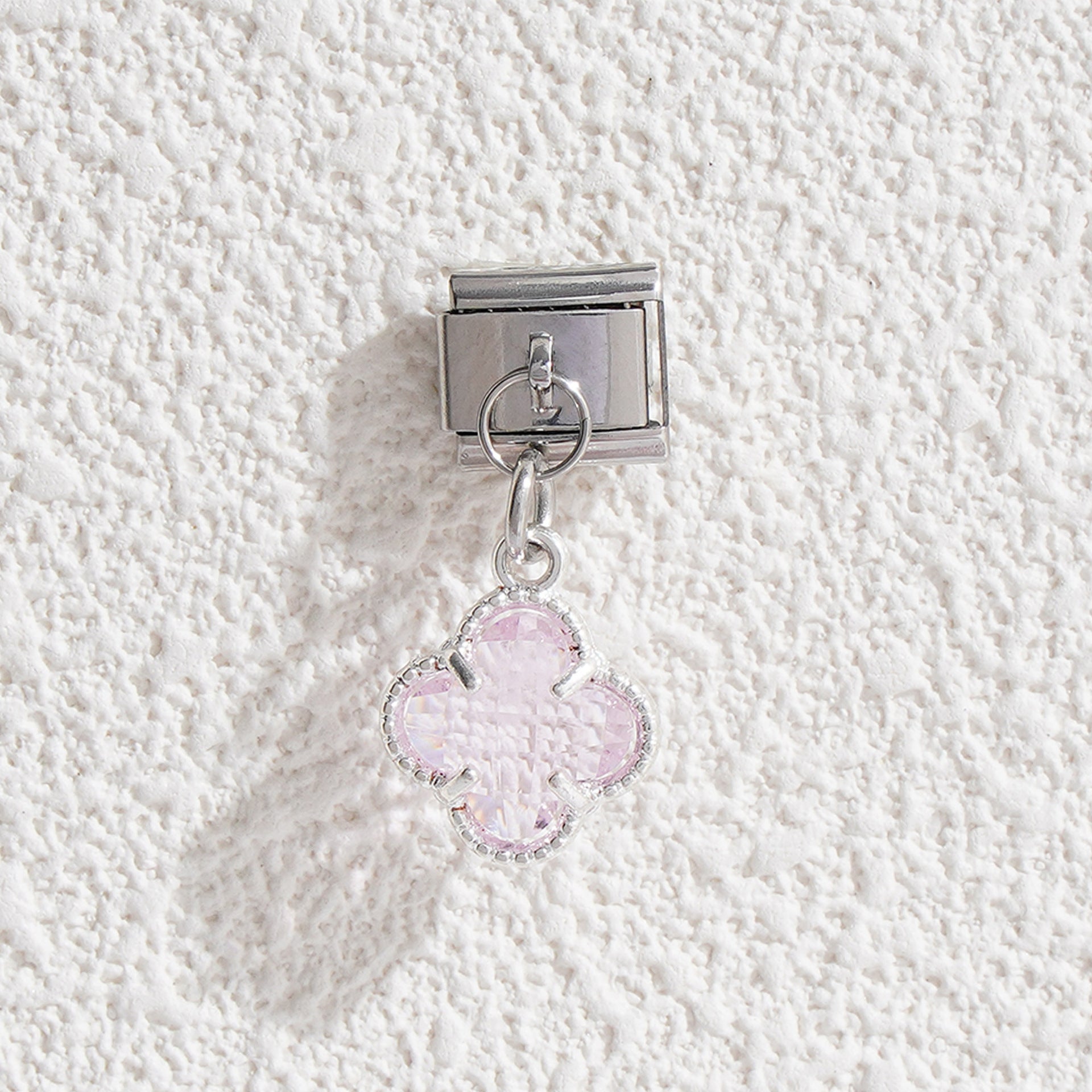 Wholesale 5pcs Italian Charm Bracelet 9mm DIY Splicing Flower Pendant Stainless Steel Composable Bracelet