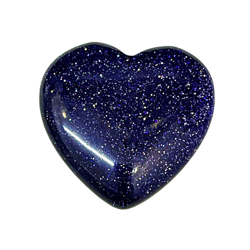 Wholesale natural crystal 20mm love pendant