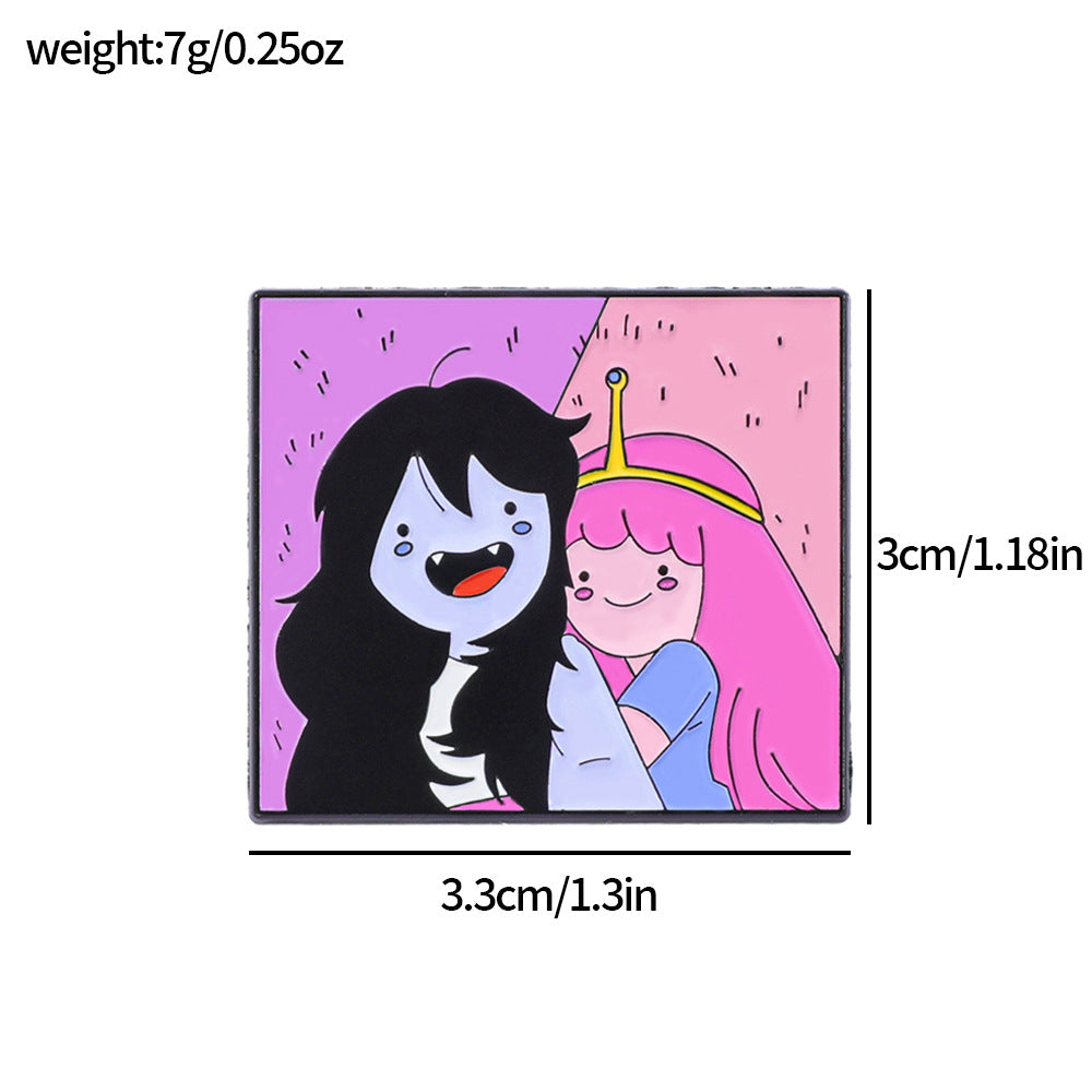 Wholesale Cute cartoon metal brooch