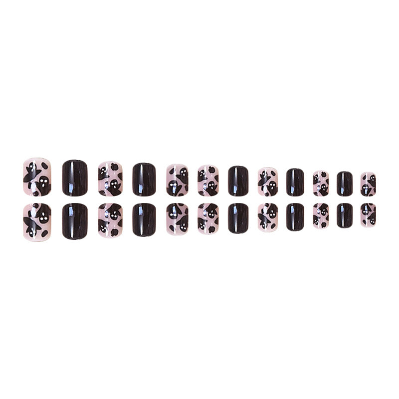 Wholesale 24 Pieces/box Halloween Press-on Nails Kits Nail Stickers ACC-NS-FengLi017