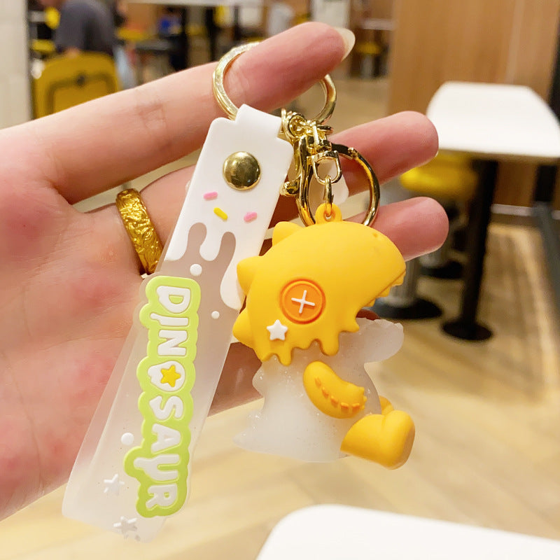 Wholesale Cartoon Cute Dinosaur PVC Keychain Cute Keychain ACC-KC-ErLu008