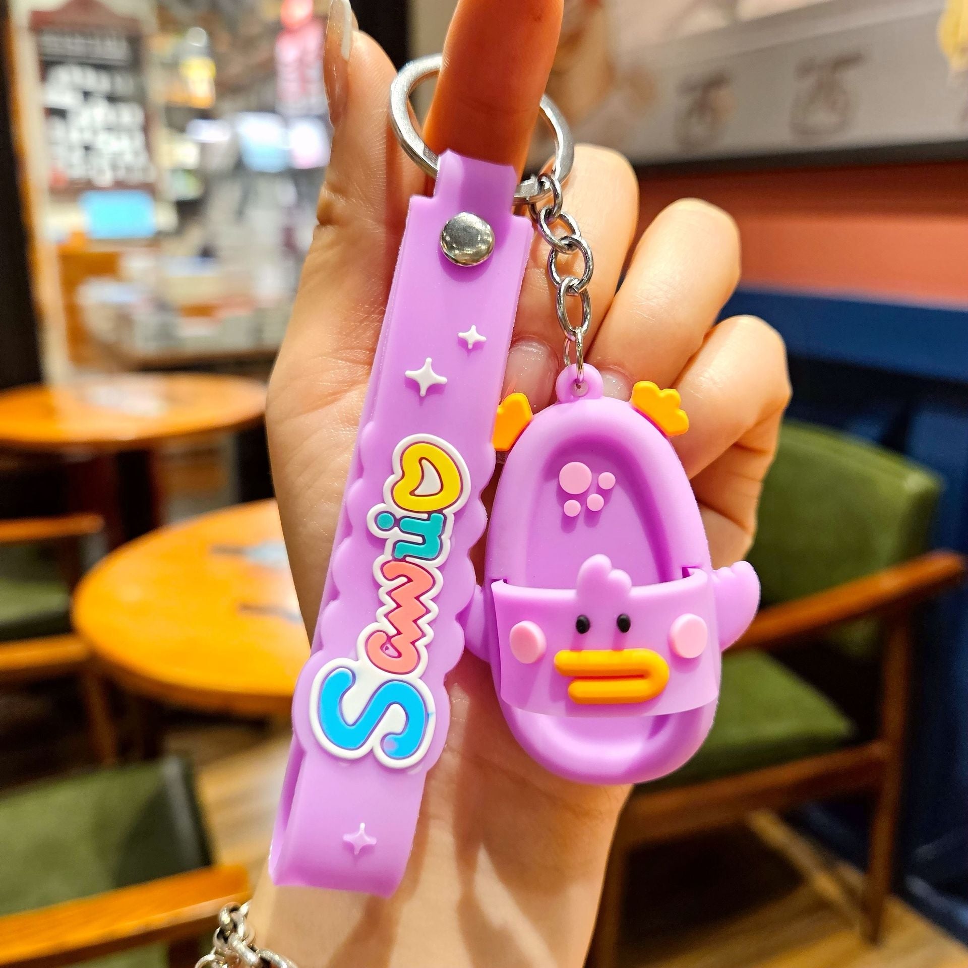 Wholesale Dinosaur duck key chain Animal car keychain