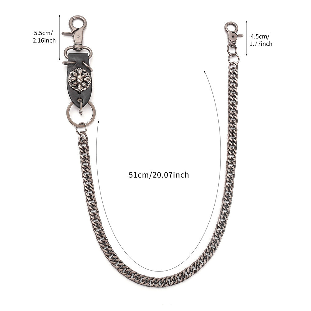 Wholesale Retro Metal Punk Waist Chain