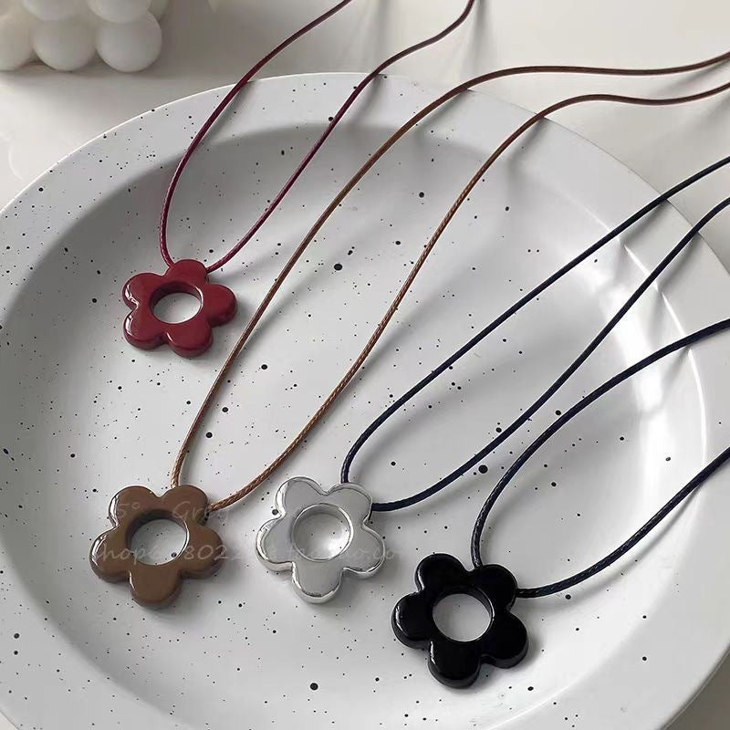 Wholesale  Flower Pendant Necklace