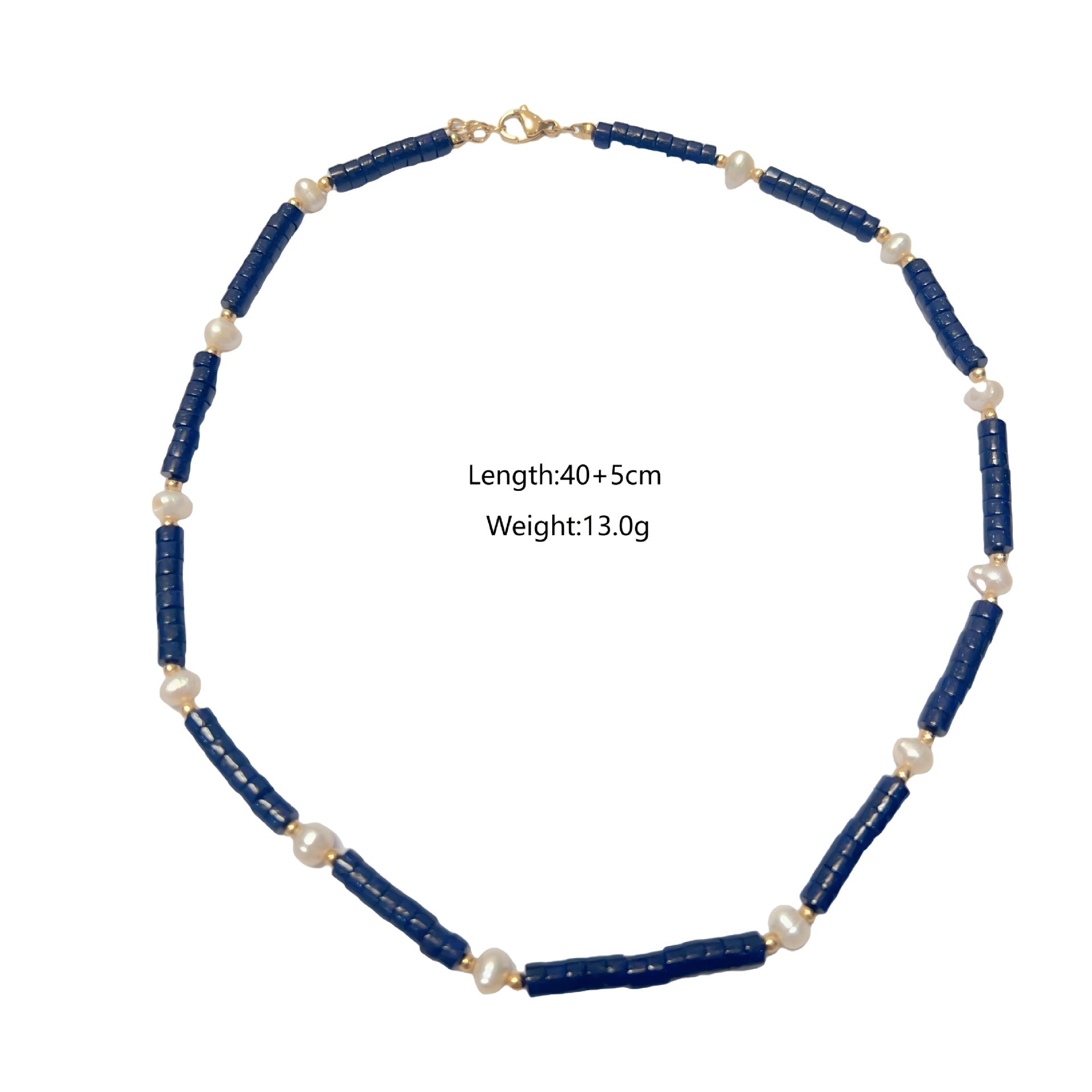 Wholesale natural stone pearl element beaded necklace stainless steel shell pearl pendant necklace