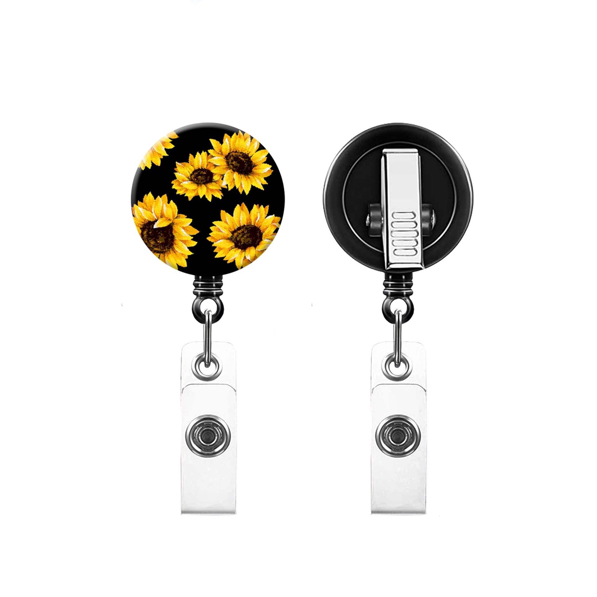 Wholesale ABS Sunflower Telescoping Keychain