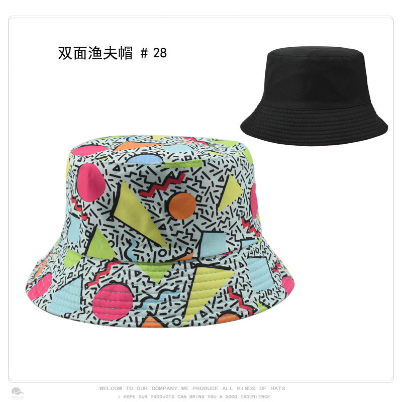 Wholesale Vintage Printed Polyster Bucket Hat ACC-HT-XuP009