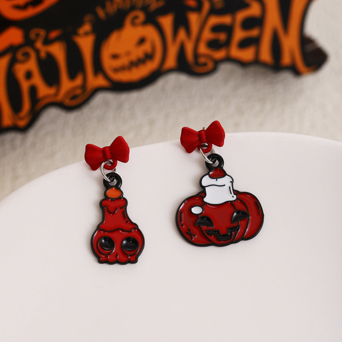 Wholesale Halloween ghost earrings