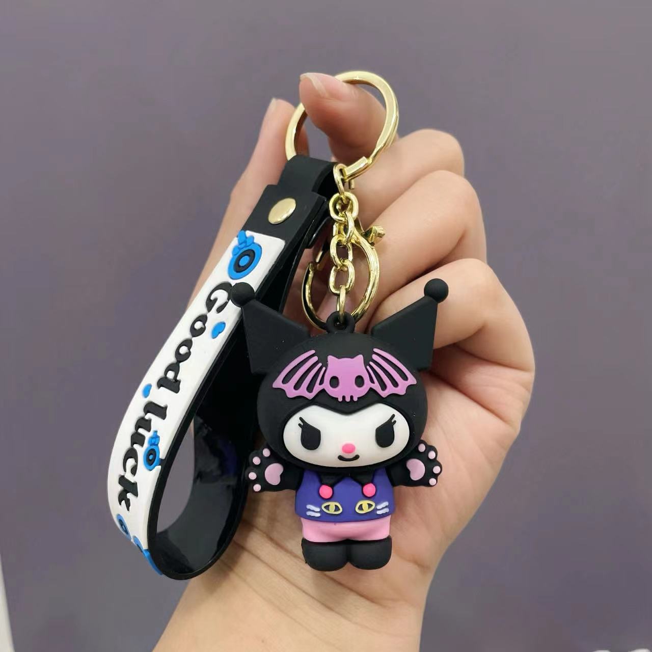 Wholesale Cartoon Cute Silicone Keychain ACCVIP-KC-Qichu005