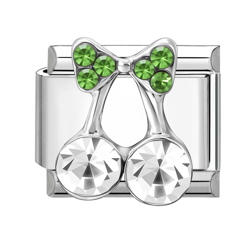 Wholesale Italian Charm Bracelet 9mm DIY Splicing Cute Creative Stainless Steel Composable Bracelet