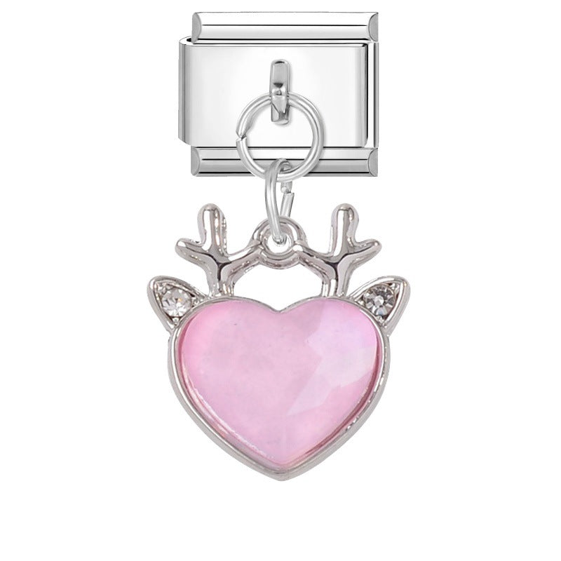 Wholesale Italian Charm Bracelet 9mm DIY Versatile Creative  Stainless Steel Composable Bracelet