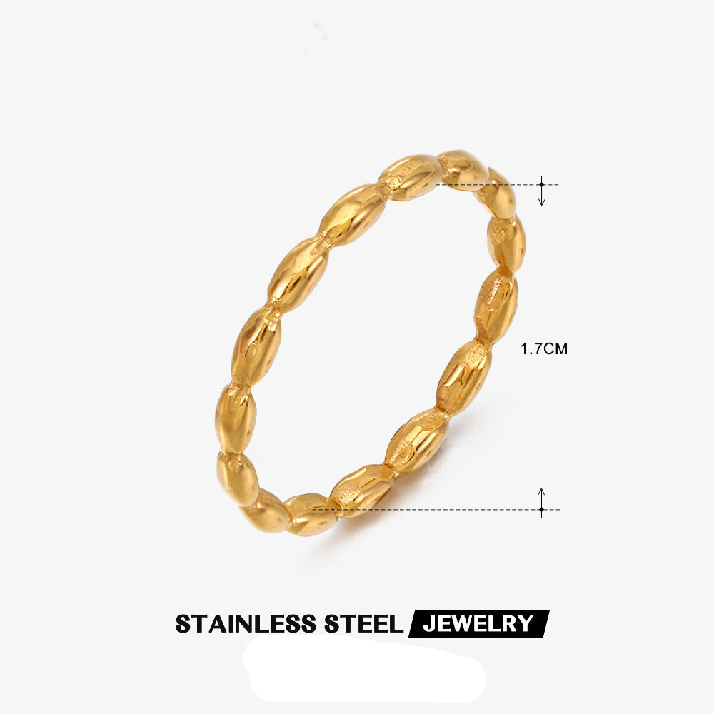 Wholesale Stainless Steel Geometric Open Rings