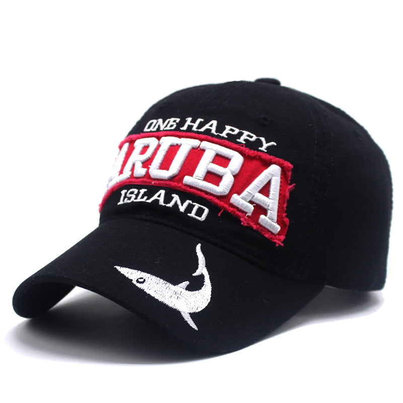 Wholesale Embroidered Letters Fashion Shark Baseball Cap