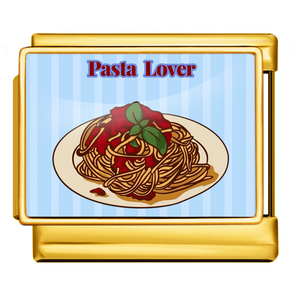 Wholesale Italian Charm Bracelet 9mm DIY  Image Printing  Creative Stainless Steel Composable Bracelet