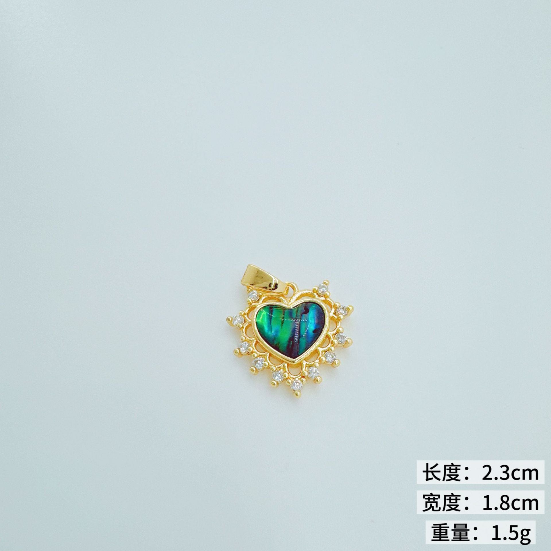 Wholesale Mother-of-Pearl Style Copper Electroplated Pendant Necklace for Women Jewelry Accessory