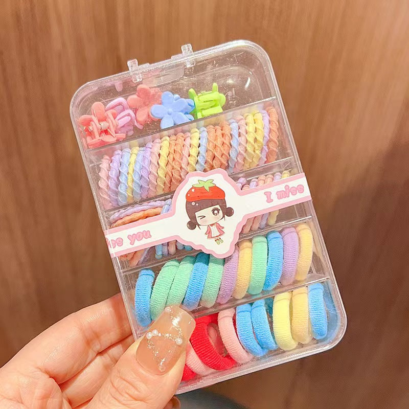 Wholesale Children's Rubber Bands Do Not Damage The Hair Resin Hair Scrunchies ACC-HS-Mengz002