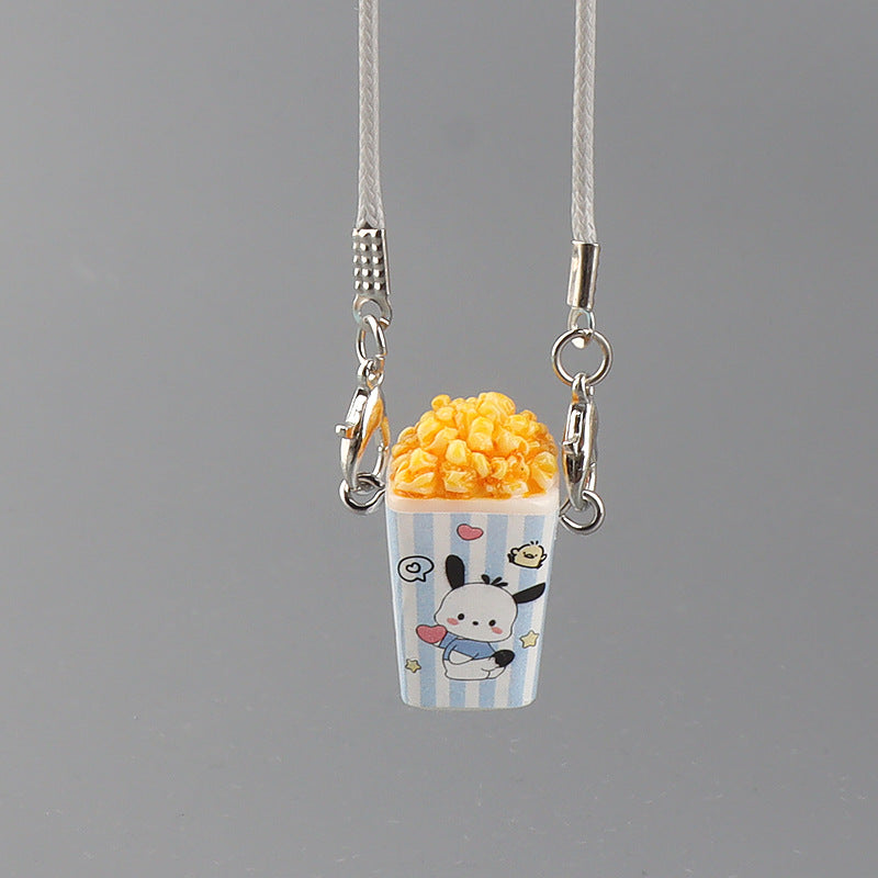 Wholesale Cute cartoon mini popcorn doll accessories