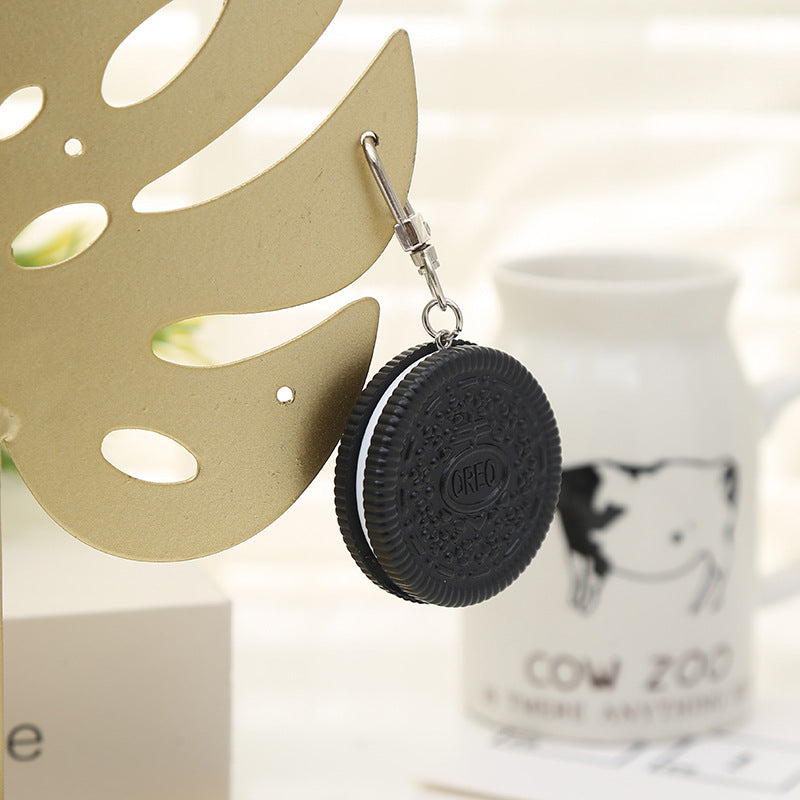 Wholesale Biscuit Keychain Fun Sandwich Biscuit PVC Keychains