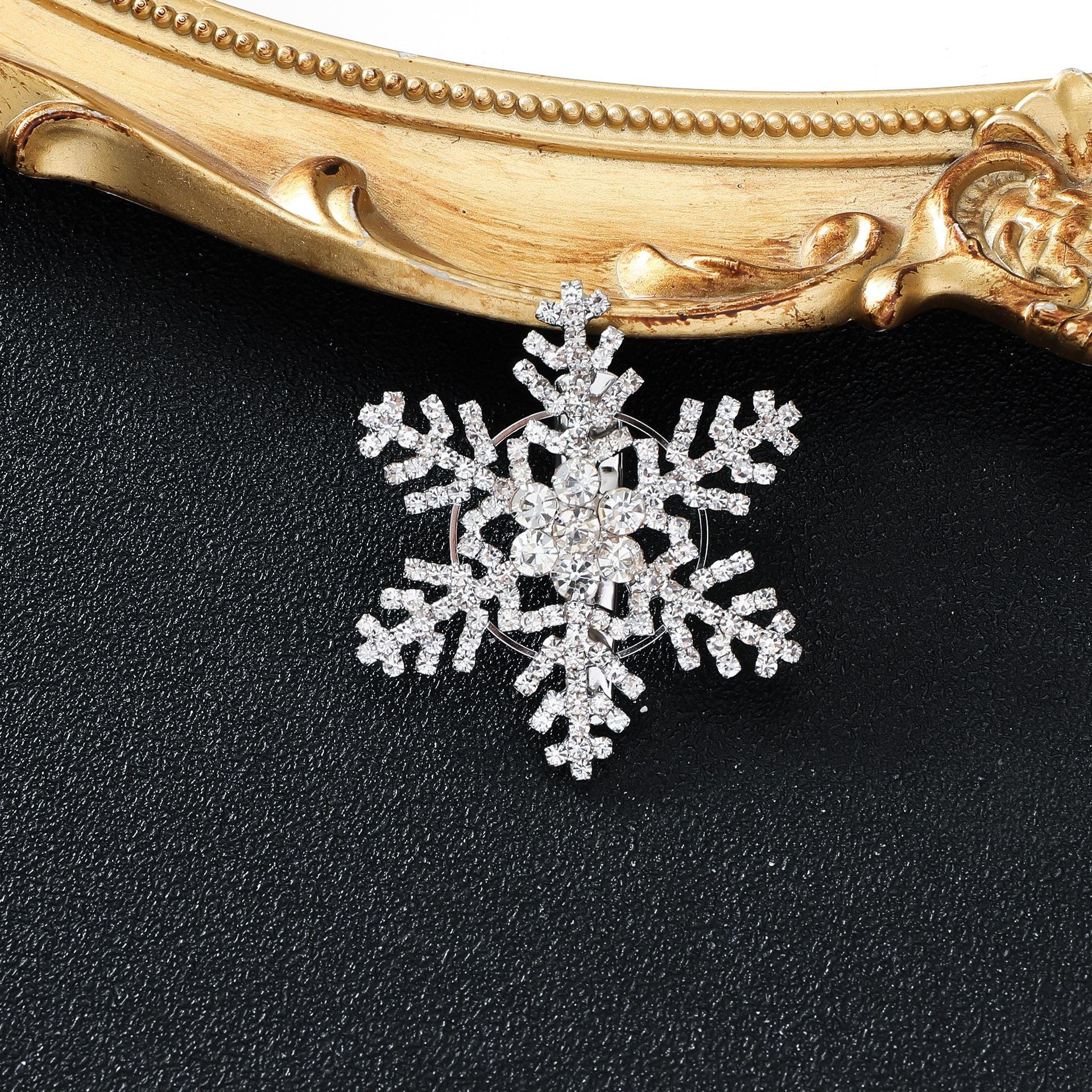 Wholesale  Christmas snowflake ladies hair clip