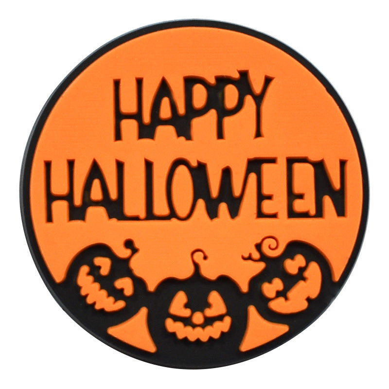 Random 100pcs Halloween Thanksgiving PVC Soft Rubber Shoe Buckle Decoration ACC-SC-RYY066