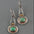 Wholesale Turquoise Double Color Earrings