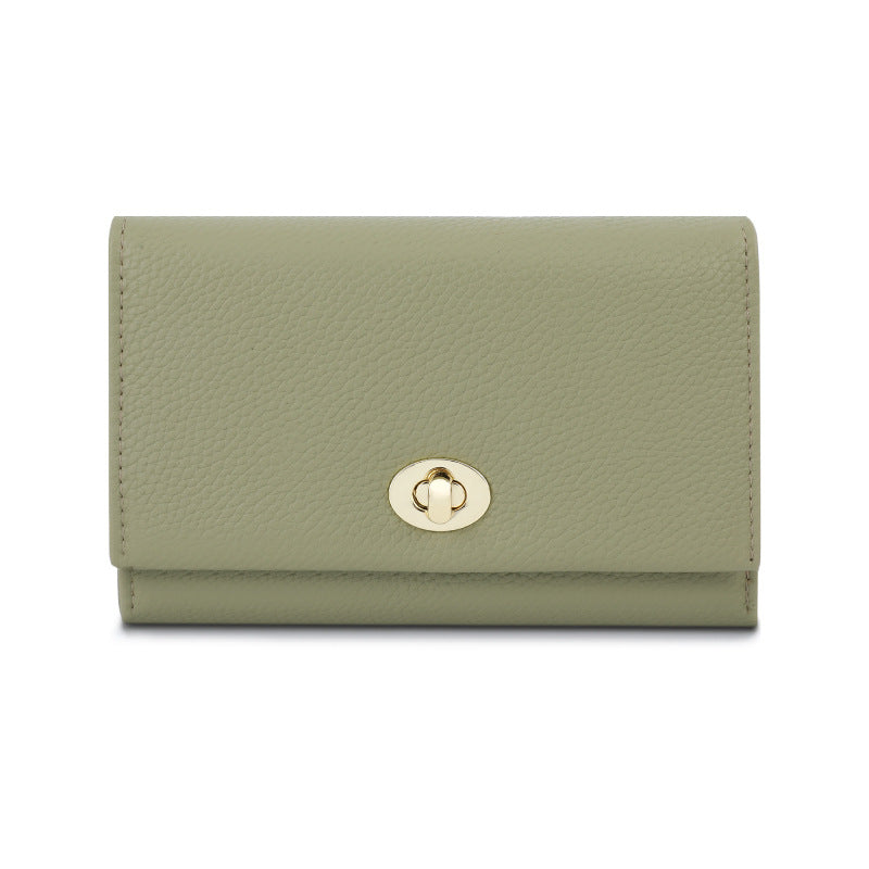 Wholesale Short PU Leather Lock Wallet ACC-WT-Tailian006