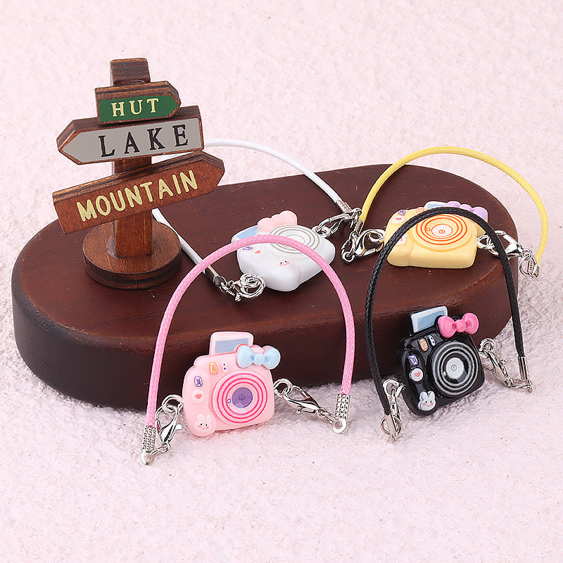 Wholesale Cute cartoon mini cartoon model small camera doll accessories