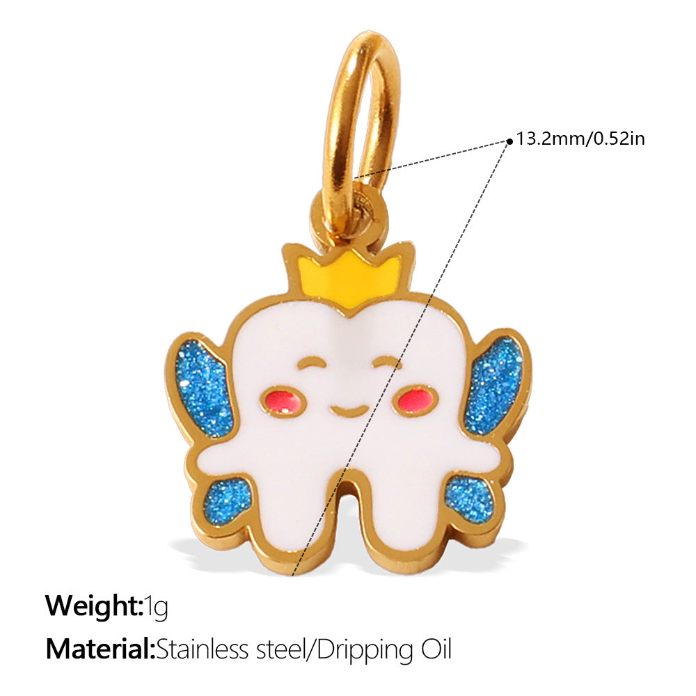 Wholesale Stainless Steel Tooth-Shaped Medical Box — " Lifestyle Series"  Versatile &  Stylish Pendant