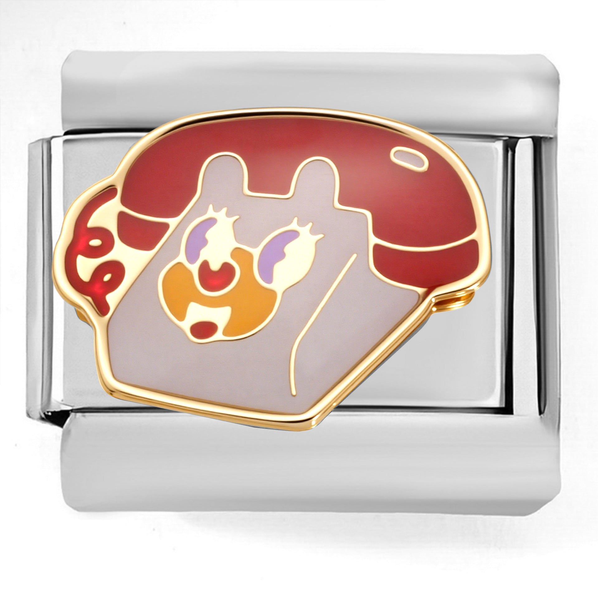 Wholesale  Italian Charm Bracelet 9mm DIY  gold and silver Creative Stainless Steel Composable Bracelet