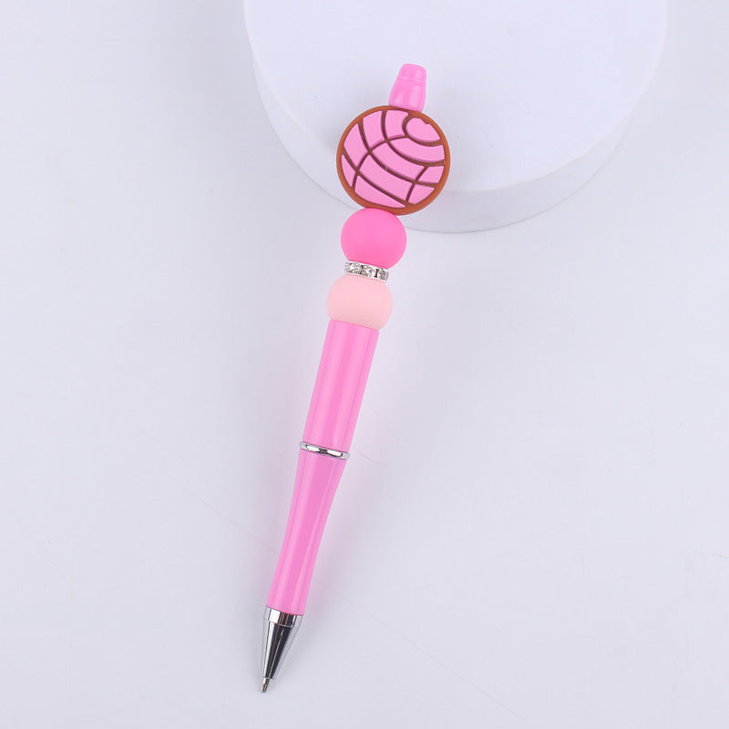 Wholesale Cartoon Silicone Animal Bee Dog Beaded Pen