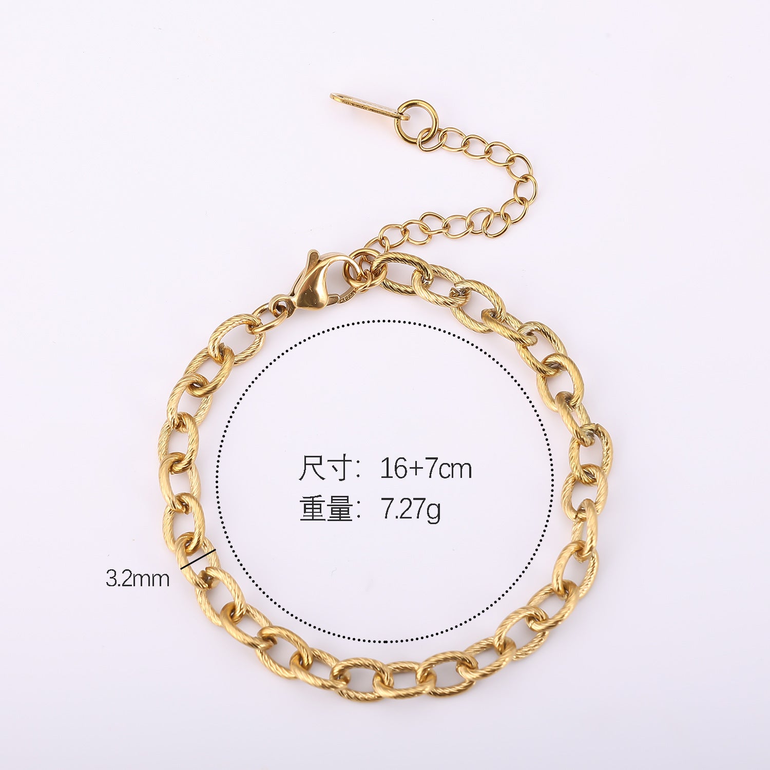 Wholesale Light Luxury Stainless Steel Cuban Chain