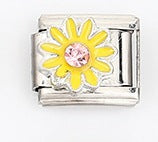 Wholesale Italian Style Flower Modular Bracelet Stainless Steel Fashion Accessory For Gift And Resale