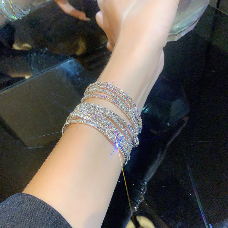 Wholesale Zircon Bracelet Layered Bracelet Set ACC-BT-Miaosi003