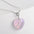 Wholesale Stainless steel natural pink protein copper inlaid zirconium plated real gold necklaces