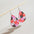 Wholesale genuine leather big teardrop heart Valentine's Day earrings