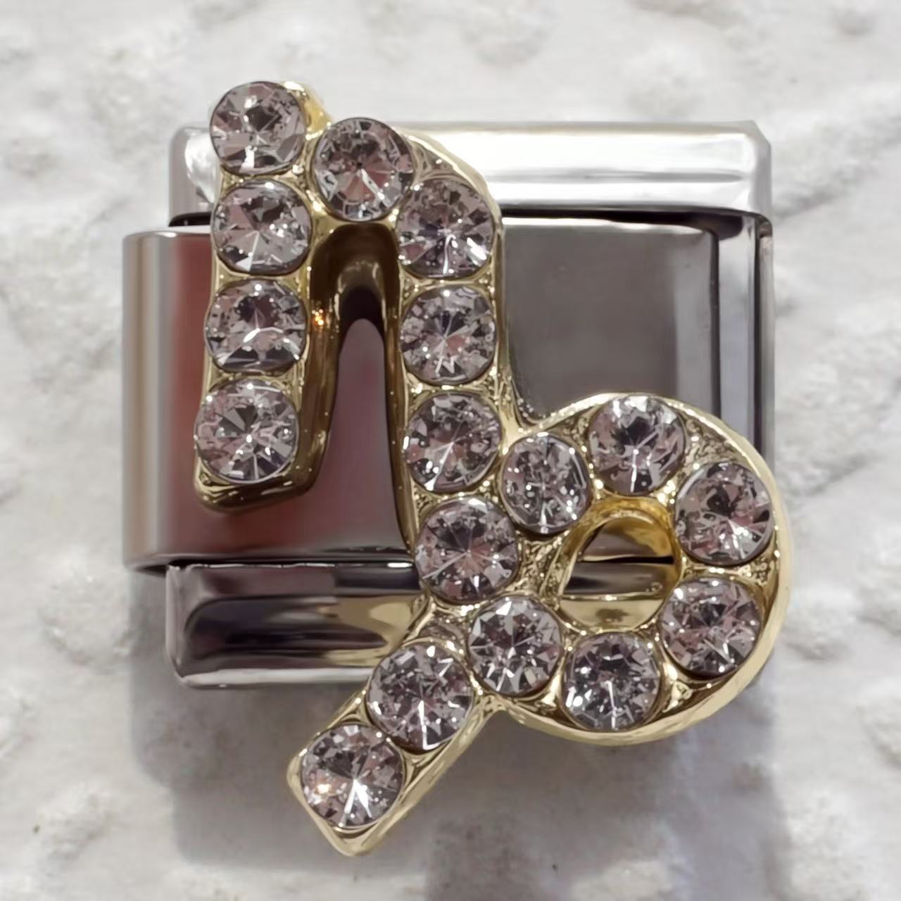 Wholesale 5pcs  Italian Charm Bracelet 9mm DIY 12 contions   Creative Stainless Steel Composable Bracelet