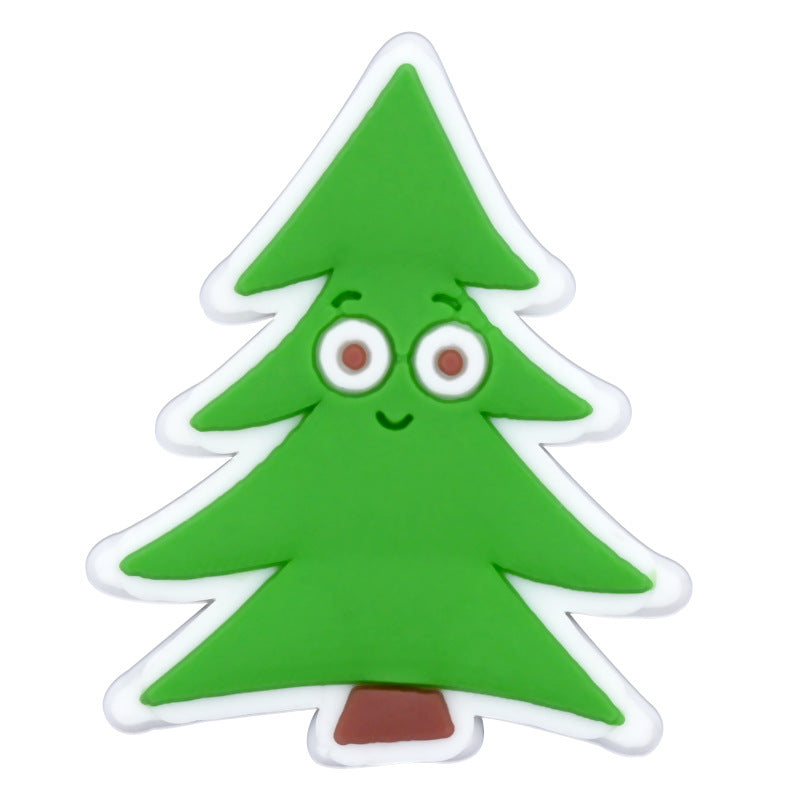 Wholesale Random 100pcs Cartoon Camping Series PVC Soft Rubber Shoe Buckle Decoration ACC-SC-RYY061