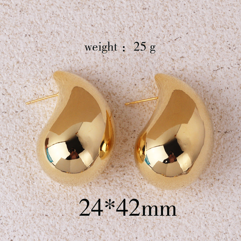 Wholesale Melon Seeds Water Drop Pepper Earrings Ear Studs ACC-ES-Ruib001