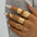 Wholesale 5pcs/set  geometric UV plating CCB material exaggerated special-shaped ring